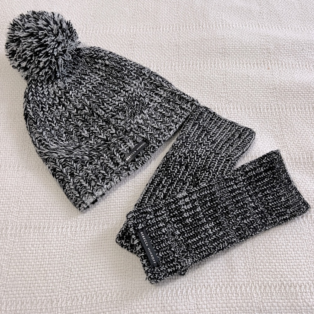Rebecca Minkoff Beanie and Armwarmer Set